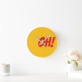 OH! - wenn Sie wissen, dass Sie Runde Wanduhr (Zuhause)