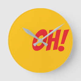 OH! - wenn Sie wissen, dass Sie Runde Wanduhr