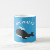 Oh Whale Funny Ocean Animal Fish Pub Kaffeetasse (Mittel)