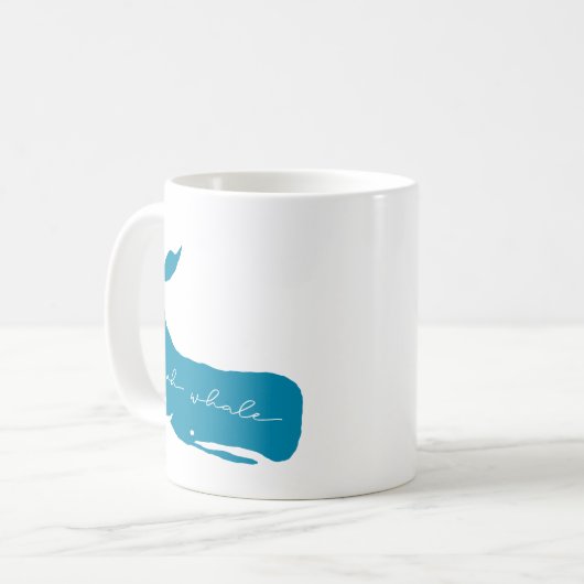 Oh Whale Kaffeetasse (Vorderseite Links)