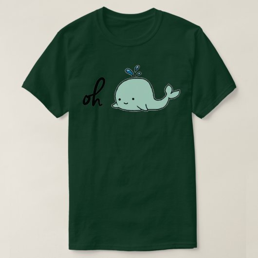 Oh Whale Mint T-Shirt (Design vorne)