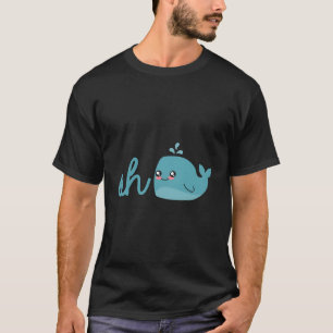 Oh Whale Oh, gut Funny Ocean Blue Whale T-Shirt