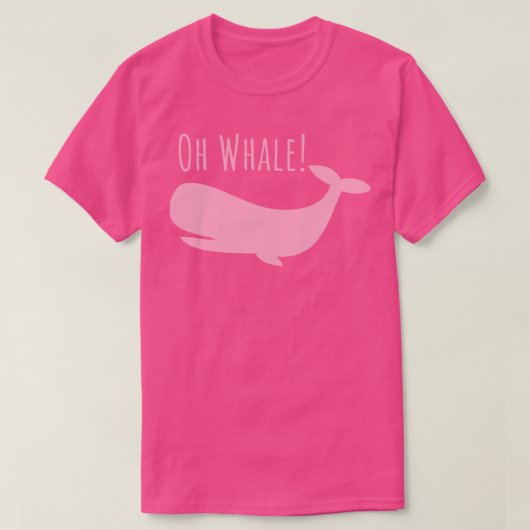Oh Whale Shirt Funny Ocean Creature Orca Ocean Oh (Design vorne)