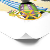 Oh what a circus! glossy poster (Ecke)