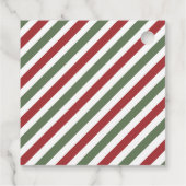 Oh What Fun Birthday Favor Tag Geschenkanhänger (Rückseite)