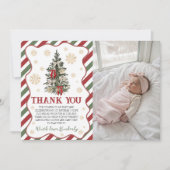 Oh What Fun Birthday Thank You Photo Card Einladung (Vorderseite)