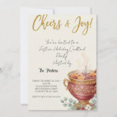 Oh What Fun Christmas Cocktail Party Invitation Einladung (Vorderseite)