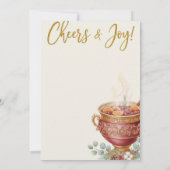 Oh What Fun Christmas Cocktail Party Invitation Einladung (Rückseite)