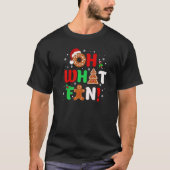 Oh What Fun Christmas  Donut Gingerbread Tree Cake T-Shirt (Vorderseite)