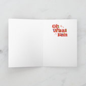 Oh What Fun Christmas Feiertagskarte (Innenseite)