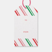 Oh What Fun Christmas Gift Tag Geschenkanhänger (Rückseite)