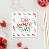 Oh What Fun Christmas Paper Napkin Serviette (Beispiel)