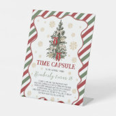 Oh What Fun Christmas Time Capsule Sign Sockelschild (Vorderseite)