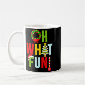 Oh What Fun Christmas With Wreath And Tree Kaffeetasse (Links)
