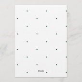 Oh what fun first birthday einladung (Rückseite)