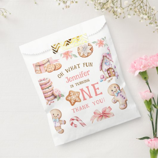 Oh What Fun Gingerbread 1st Birthday Geschenktütchen (Versiegelt)