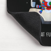 Oh What Fun Is It To Ride Santa Driving Golf Cart  Mousepad (Ecke)