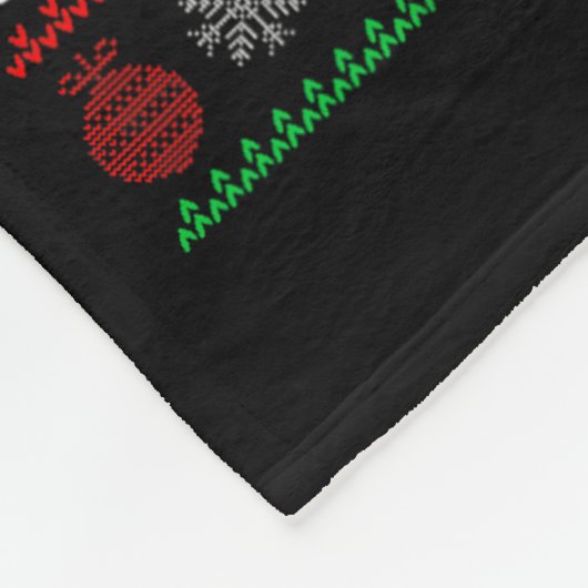 Oh What Fun Is It To Run Ugly Christmas Sweater Ru Fleecedecke (Ecke)