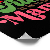 Oh What Fun It Is To Be Mama Christmas Family Poster (Ecke)