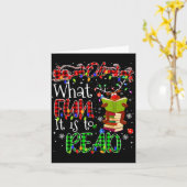 Oh What Fun It Is To Read Book Librarian Teacher C Karte (Gelbe Blume)