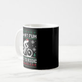Oh What Fun It Is To Ride Mountain Bike Biker Chri Kaffeetasse (Vorderseite Links)