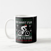 Oh What Fun It Is To Ride Mountain Bike Biker Chri Kaffeetasse (Links)