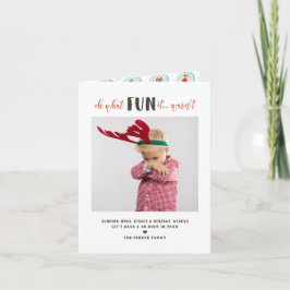 Oh What Fun It Wasn't | Do-Over Christmas Photo Karte