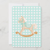 Oh What Fun Mint Nutcracker Birthday Einladung (Rückseite)