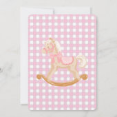 Oh What Fun Pink Nutcracker Birthday Einladung (Rückseite)