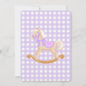 Oh What Fun Purple Nutcracker Birthday Einladung (Rückseite)