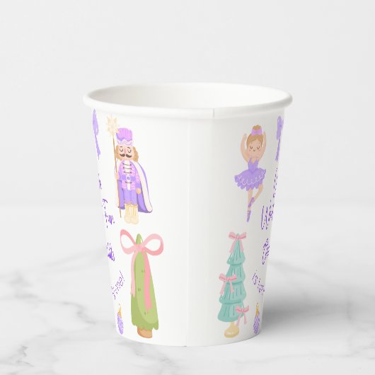 Oh What Fun Purple Nutcracker Birthday Pappbecher (Rechts)