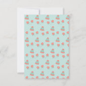 Oh What Fun Snowman Birthday Dankeskarte (Rückseite)