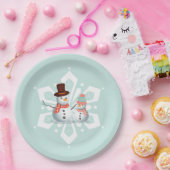 Oh What Fun Snowman Birthday Pappteller (Party)