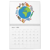 Oh Whimsical! Benutzerdefinierter Flexi-Kalender 2 Kalender (Mär 2026)