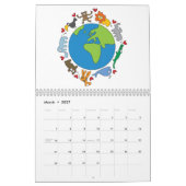 Oh Whimsical! Benutzerdefinierter Flexi-Kalender 2 Kalender (Mär 2027)