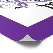 Oh, wie Er mir Bibel-Zitat Bibel-Wort Bibel Kunst  Poster (Ecke)