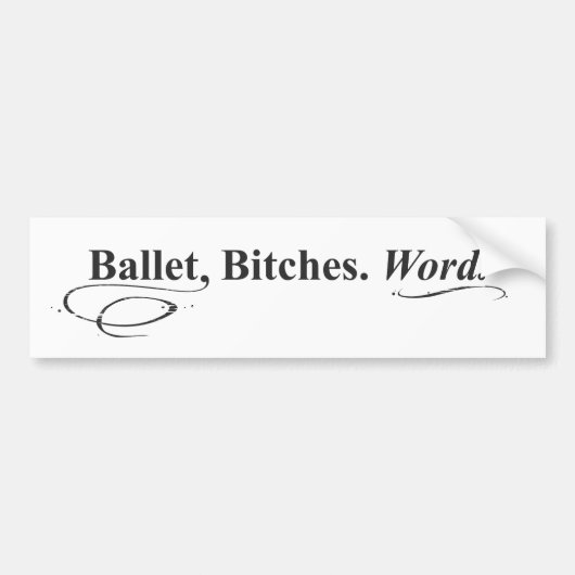 oh! wie ironisch! ein Autoaufkleber! Autoaufkleber (Vorne)