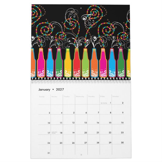 Oh wunderlich! Kundenspezifischer Flexi Kalender (Jan 2027)