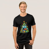 Oh Xmas Baum Tri-Blend Shirt (Vorderseite voll)