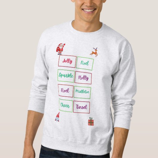 Oh Xmas mens Sweatshirt (Vorderseite)