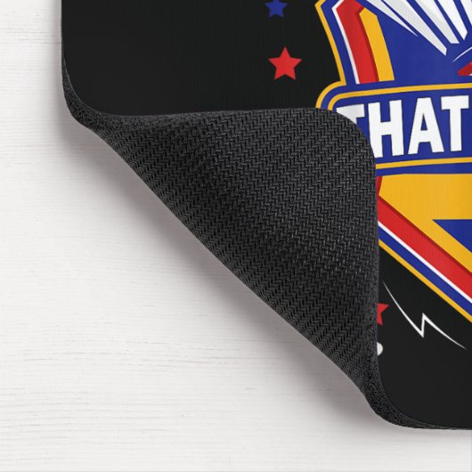 Oh You Play Padel_ Try Badminton Racquets & Sh Mousepad (Ecke)