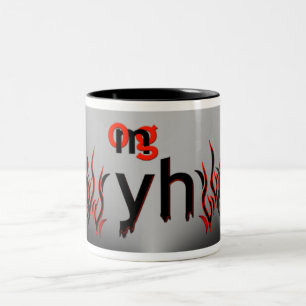 Oh! Zweifarbige Tasse