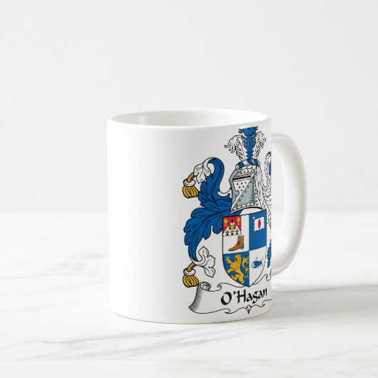 O'Hagan-Familienwappen Kaffeetasse (VorderseiteRechts)