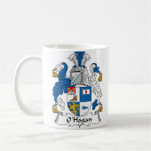 O'Hagan-Familienwappen Kaffeetasse (Links)
