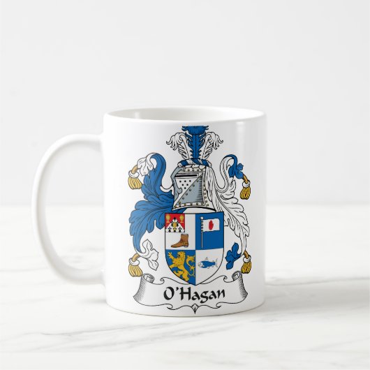 O'Hagan-Familienwappen Kaffeetasse (Links)
