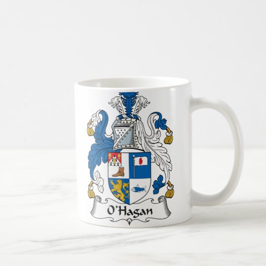 O'Hagan-Familienwappen Kaffeetasse (Rechts)