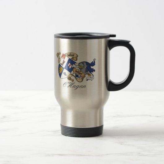 O'Hagan Familienwappen Reisebecher (Rechts)
