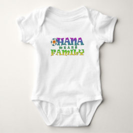  Ohana bedeutet Familie mit Plumeria Baby Bodysuit Baby Strampler