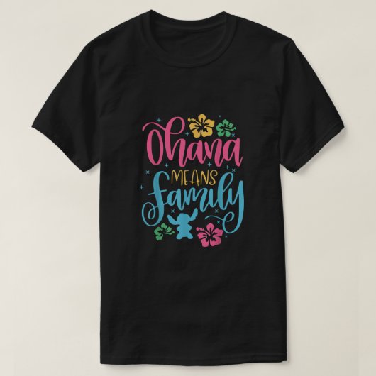 Ohana bedeutet Family Essential T-Shirt (Design vorne)