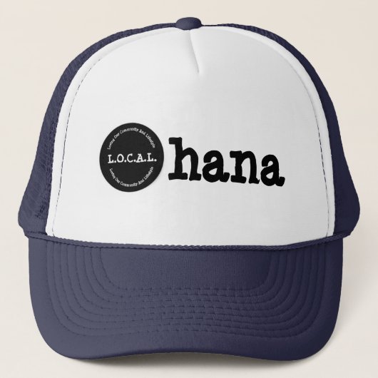 Ohana L.O.C.A.L.Trucker Hut Truckerkappe (Vorderseite)